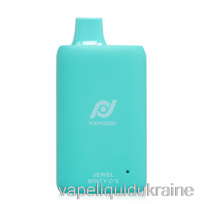Vape Ukraine Pod Pocket 7500 0% Zero Nicotine Disposable Jewel Minty O's